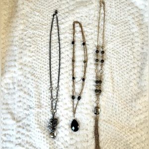 Lot of 3 Long Necklaces